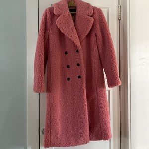 J crew Sherpa teddy coat, size medium